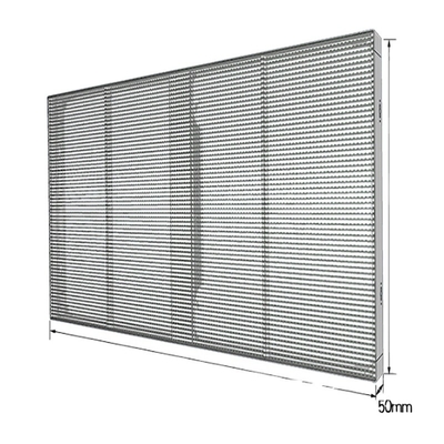 kopen Indoor Glass Transparent LED Display Panel P3.91-7.8 HD Buiten online manufacture