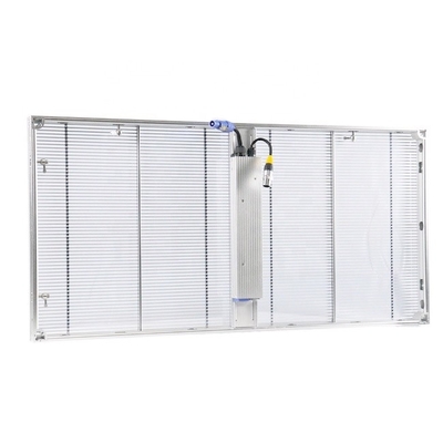 kopen Wand P3.91mm Transparent LED Display Panel Indoor Mesh Curtain Digital online manufacture
