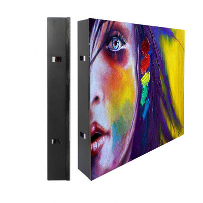 kopen 4mm P3.91 Indoor Full Color LED-scherm rechterhoek Video muur gemonteerd online manufacture